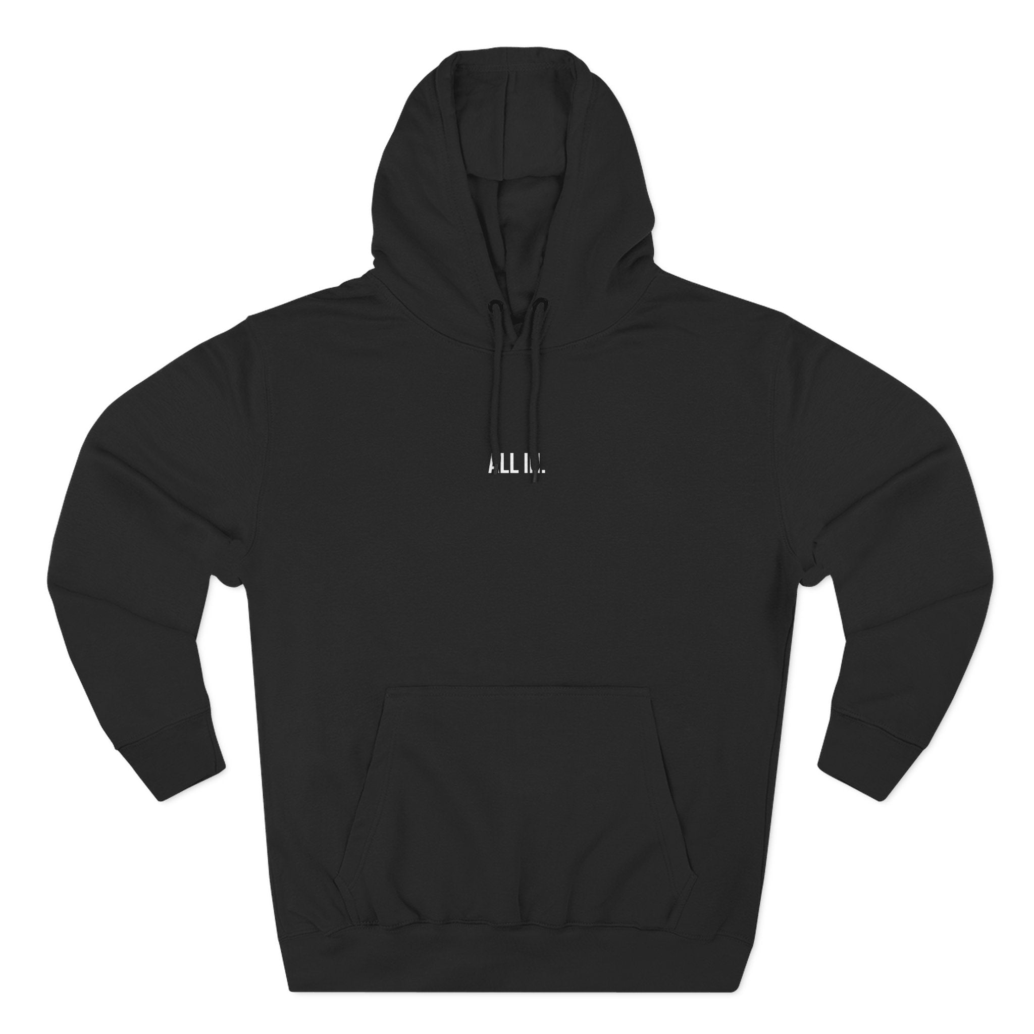 All In. Hoodie – Commitment Black