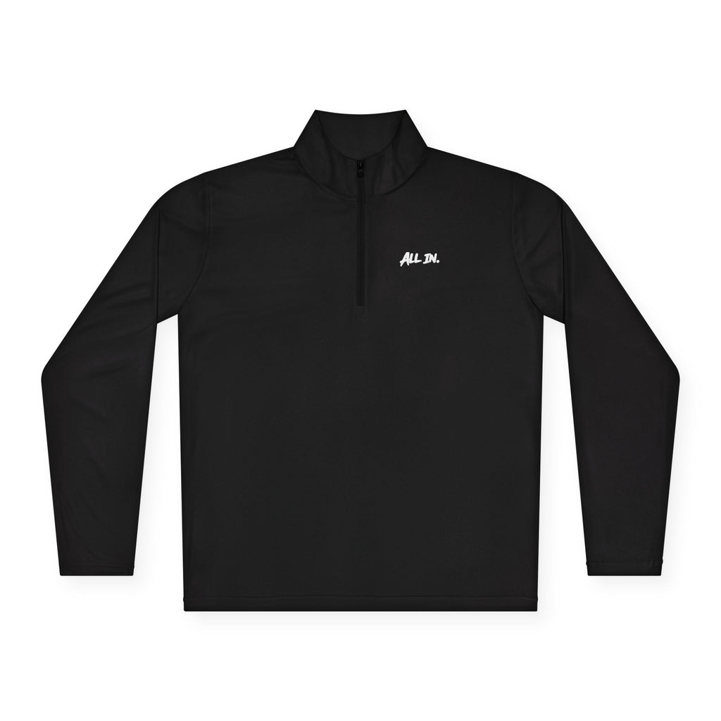ALL IN.™ Performance Quarter Zip – Black